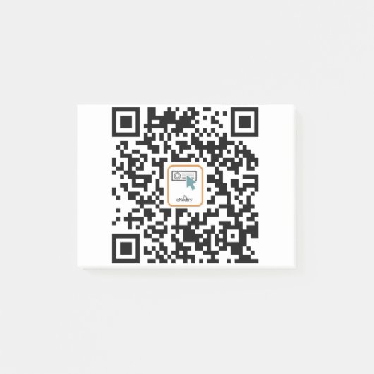 Post-it® Code qr du notaire (Devant)