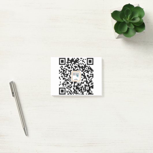 Post-it® Code qr du notaire (Bureau)