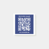 Post-it® Code QR modifiable (généré instantanément) | bleu  (Devant)