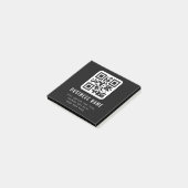 Post-it® Code QR personnalisable & Conception de texte modi (Incliné)