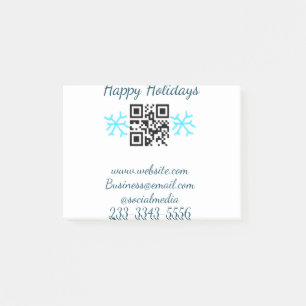Post-it® code QR personnalisé simple ajoutez votre nom text