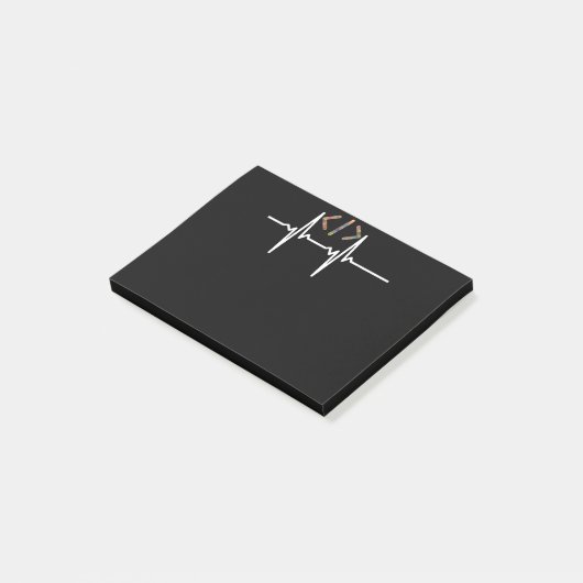 Post-it® Coders Funny | Codage du programmeur de logiciel i (Incliné)