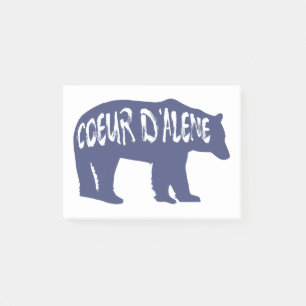 Post-it® Coeur d'Alene Idaho Ours