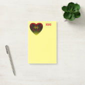 Post-it® Coeur d'amour papillon (Bureau)