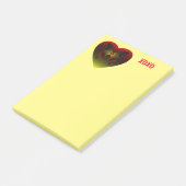 Post-it® Coeur d'amour papillon (Incliné)