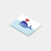 Post-it® Coeur de baleine (Incliné)