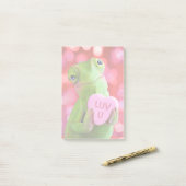 Post-it® Cœur de Caméléon (Amour de toi) (Sur un bureau)