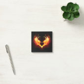 Post-it® Coeur de feu ange avec ailes (Bureau)