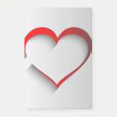 Post-it® Coeur déconnecté (Devant)