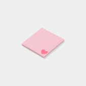 Post-it® Coeur Emoji Rose (Incliné)