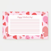 Post-it® Coeur Heureuse Sainte-Valentin (Devant)