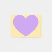 Post-it® Coeur pourpre (Devant)