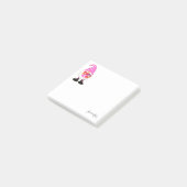 Post-it® Coeur rose AMOUR Valentine Gnome (Incliné)