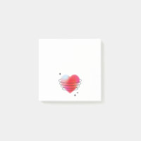 Coeur rouge amour romantique espace planète coeur