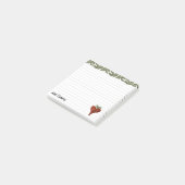 Post-it® Cœur rouge, lignes tracées (Incliné)