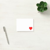 Post-it® Coeur rouge simple (Bureau)