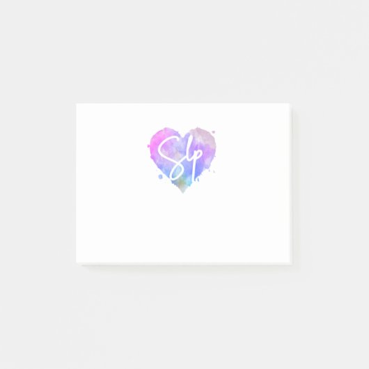 Post-it® Coeur SLP de marque-filigrane (Devant)