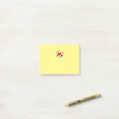 Post-it® Coeurs (Sur un bureau)