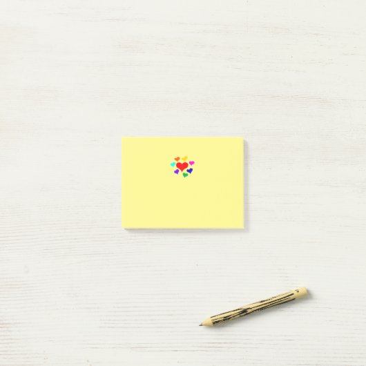 Post-it® Coeurs (Sur un bureau)
