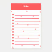 Post-it® Coeurs (Devant)