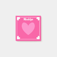 Coeurs blancs roses chauds très Fille Votre nom