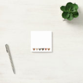 Post-it® Coeurs Boho Design Sticky Notes (Bureau)