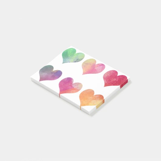 Post-it® Coeurs colorés (Incliné)