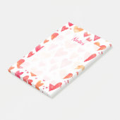 Post-it® COEURS D'Aquarelle (Incliné)