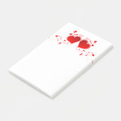 Post-it® Coeurs de Saint Valentin (Incliné)