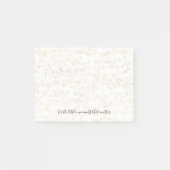 Post-it® Coeurs d'or (Devant)