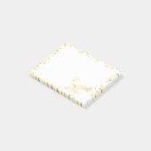 Post-it® Cœurs d'or de remerciement (Incliné)