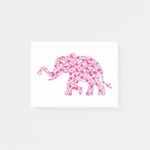 Post-it® Coeurs-éléphants-roses (1)