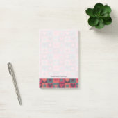 Post-it® Coeurs Et Étoiles Motif Rose (Bureau)