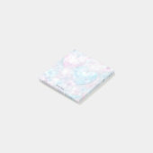 Post-it® Coeurs et fleurs d'Aqua rose Publier des notes (Incliné)