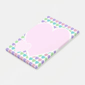 Post-it® Coeurs Motifs doux (Incliné)