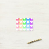 Post-it® Coeurs Ombres (Sur un bureau)
