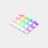 Post-it® Coeurs Ombres (Incliné)