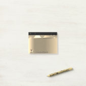 Post-it® Coeurs Or Glitterie Fille, Talons Haut Personnalis (Sur un bureau)