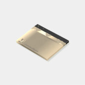 Post-it® Coeurs Or Glitterie Fille, Talons Haut Personnalis (Incliné)