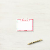 Post-it® Cœurs Personnalisés (Sur un bureau)