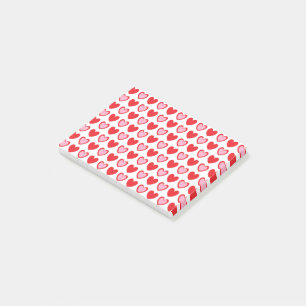 Post-it® Coeurs rouge et rose
