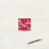 POST-IT® COEURS ROUGES POUR LA JOURNÉE DE VALENTINE (Sur un bureau)