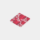 POST-IT® COEURS ROUGES POUR LA JOURNÉE DE VALENTINE (Incliné)
