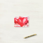 Post-it® Coeurs rouges vifs Publier des notes (Sur un bureau)