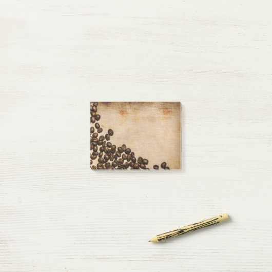 Post-it® Coffee Beans Post It Notes (Sur un bureau)