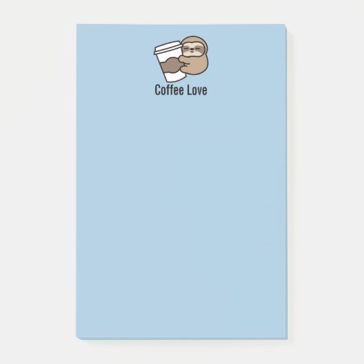 Post-it® Coffee Sloth (Devant)