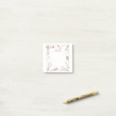 Post-it® Coiffeur Personnalisé Coiffeuse Rose Styling (Sur un bureau)