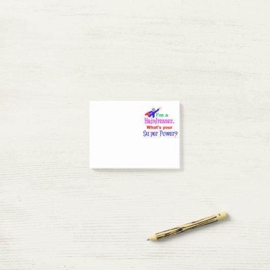 Post-it® Coiffeur super puissance (Sur un bureau)