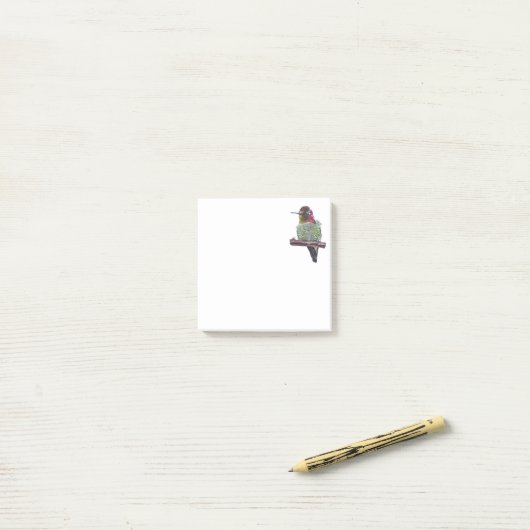 Post-it® Colibri (Sur un bureau)