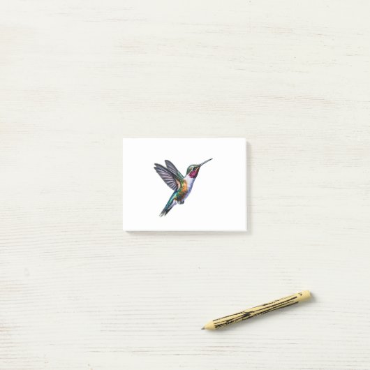 Post-it® Colibri (Sur un bureau)